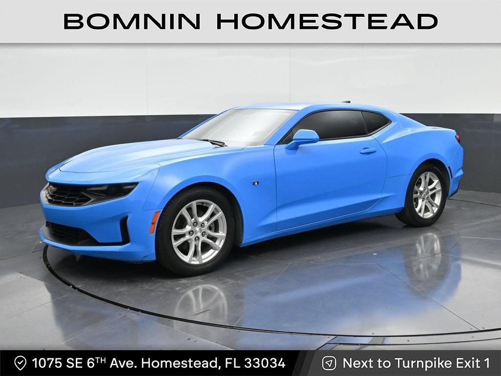2023 Chevrolet Camaro 1LS — front three-quarter view